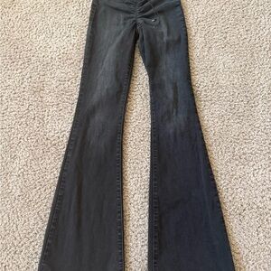 Women's Black Flared Jeans